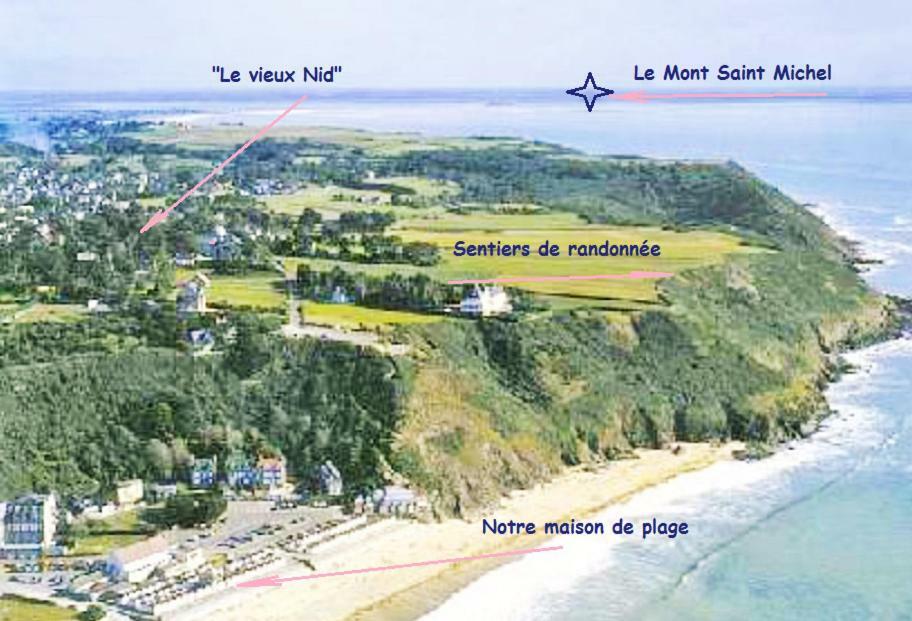 Villa Le Vieux Nid à Carolles Extérieur photo